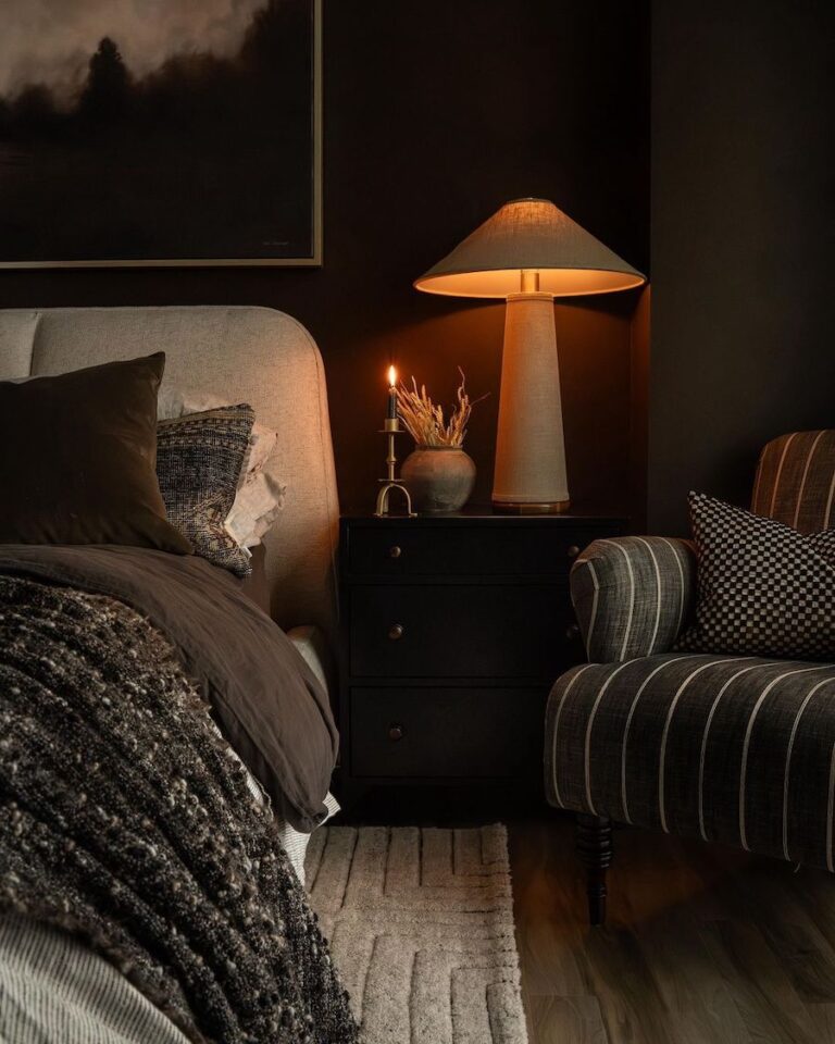 29+ Moody Bedrooms With A Dark & Cozy Aesthetic [2024]