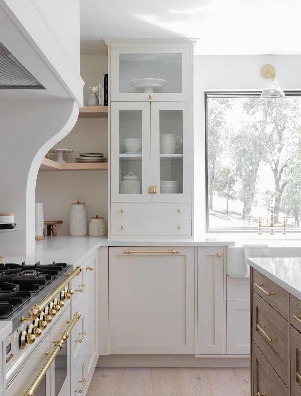 an elegant and bright kitchen with pieces from Ikea