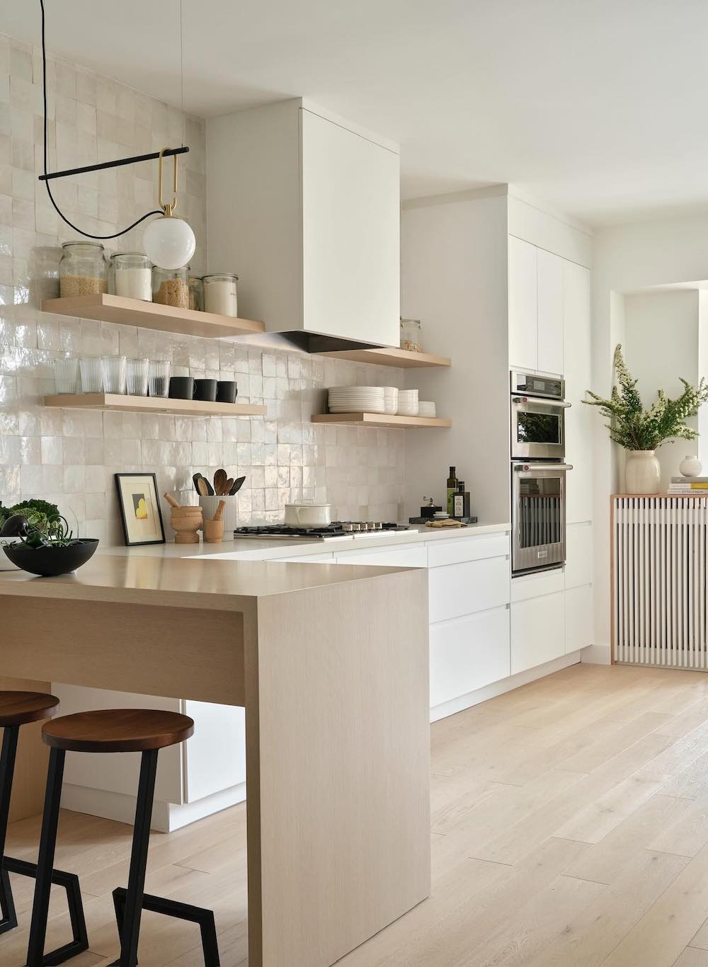 a bright and open kitchen with pieces from Ikea