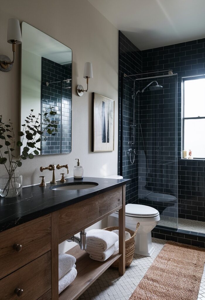 29+ Moody Bathroom Ideas That Are Elegant & Dreamy (2024)
