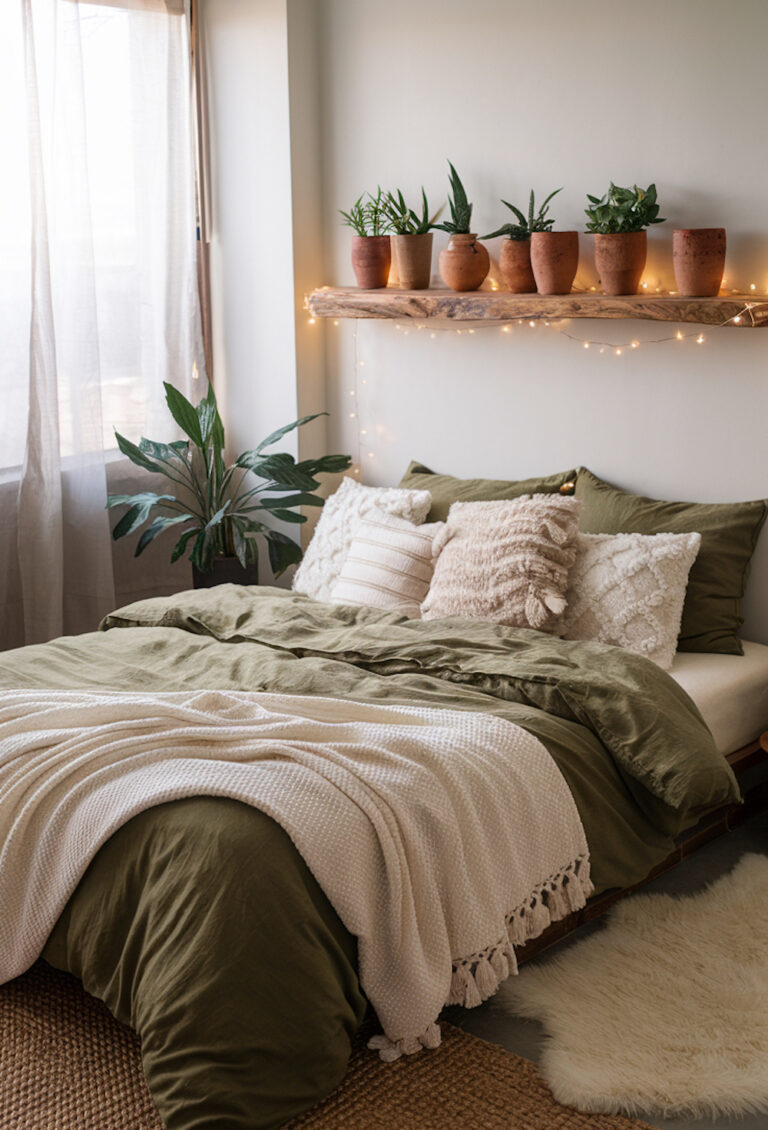 16+ Ideas For An Earthy Bedroom Aesthetic & Cozy Vibe
